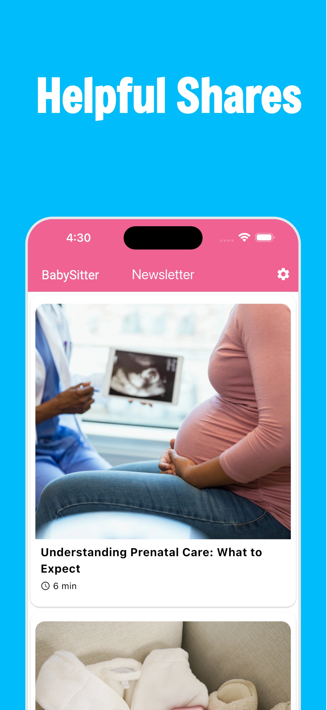 Baby Sitter App Screenshot 5