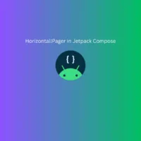 HorizontalPager usage example in Android Compose with animations