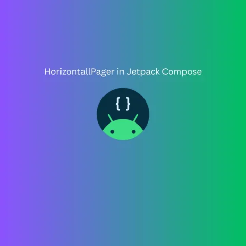HorizontalPager usage example in Android Compose with animations
