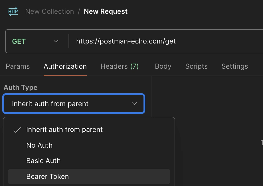 how to authorization bearer token postman