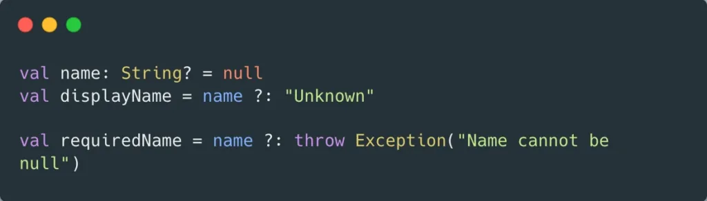 kotlin elvis operator example