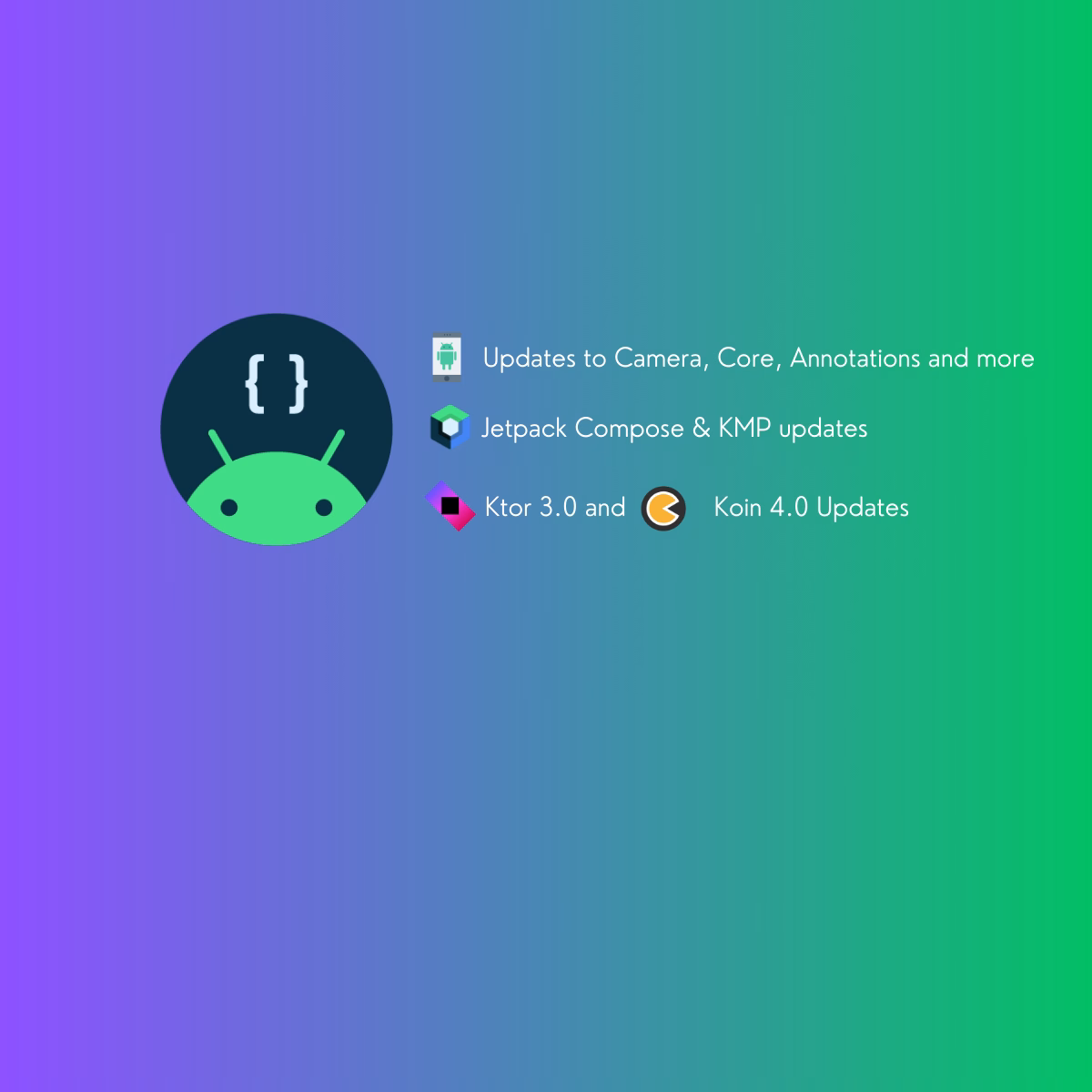 Latest Android news featuring Jetpack, Compose Multiplatform, and Ktor updates